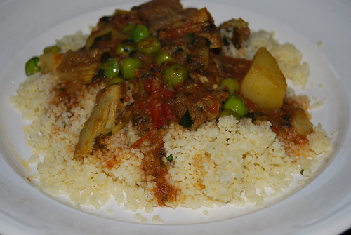 couscous met lamsstoofvlees en gehaktballetjes