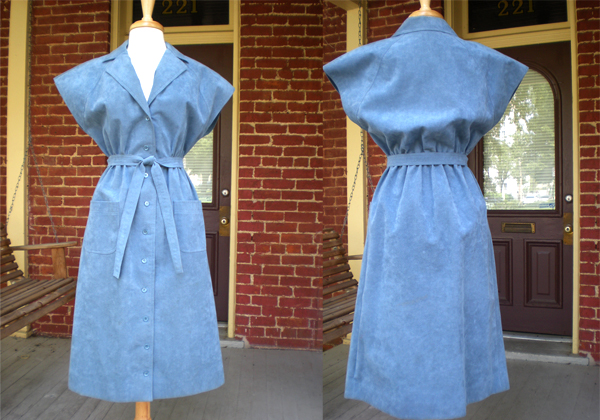 Ebay 70's Suede Kimono Dress