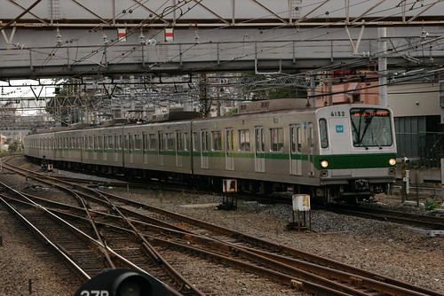 Tokyo metro 6000series in Matsudo,Matsudo,Chiba,Japan 2009/8/30