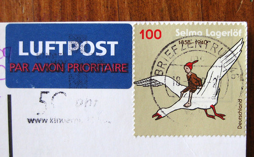 Flying goose stamp