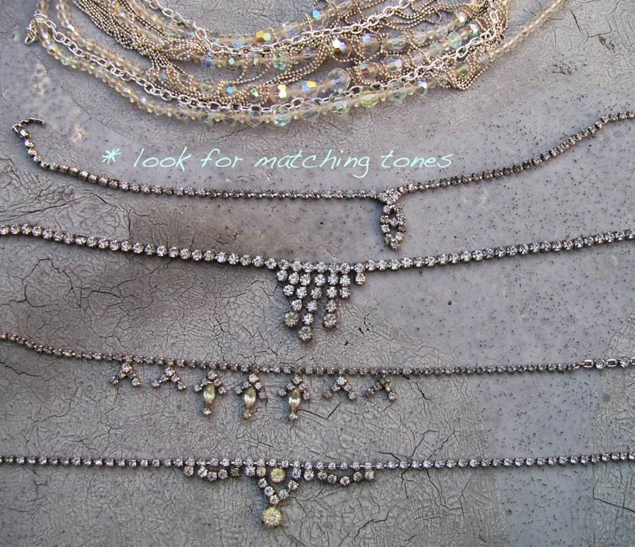 DIY-Tom-Binns-rhinestone-chains-pearl-chunky-choker-collar-necklace-3
