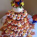 Fall Mum Cupcake Wedding