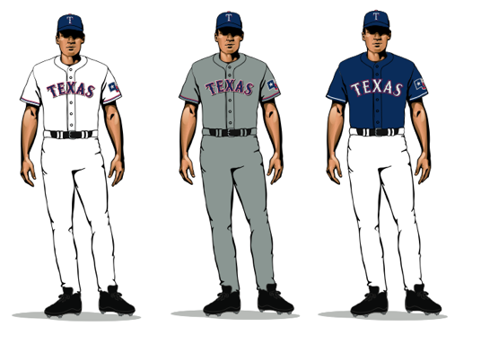 texas rangers new uniform