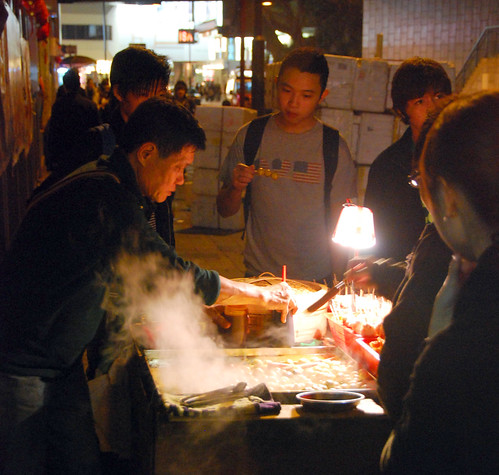 street food vendor, hong kong