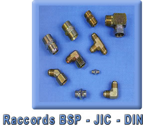 Raccords BSP - JIC - DIN