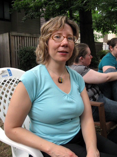 Alyce at the Cookout (Click to enlarge)