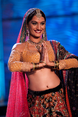 Miss India Universe Ekta Chowdhary on the ramp