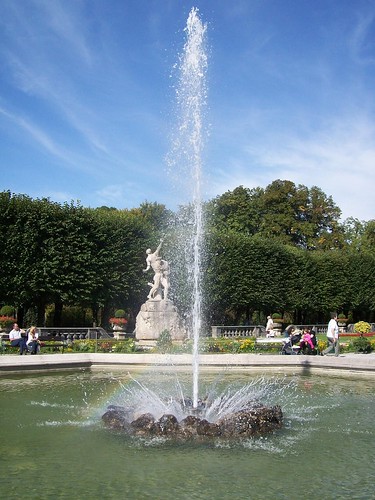 Fontana grande - giardini Mirabell - Salisburgo