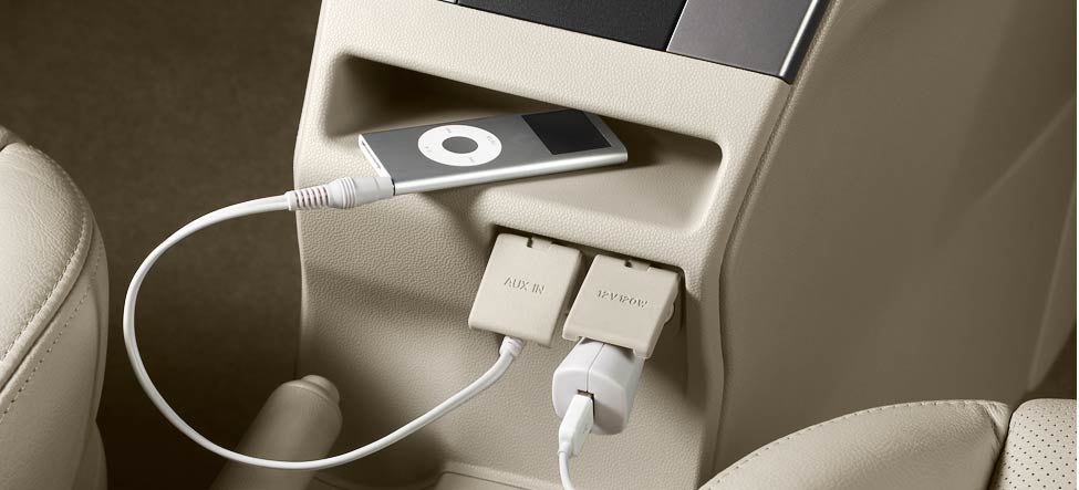 Mazda5 auxiliary-audio MP3 player
