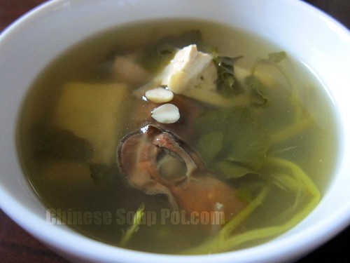 [photo-watercress tofu dried oyster soup]