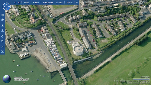 Bray Harbour, River Dargle, Seapoint Court.. Our home is near the top right corner of this picture.
