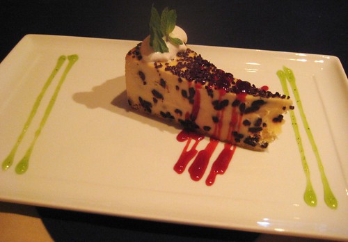 Chocolate Chip Cheesecake @ Chakra Cuisine by you.