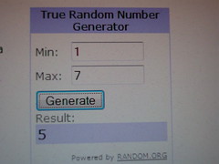 Random number generator 001
