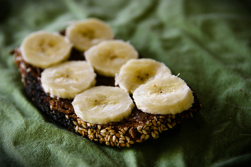 Banana and Almond Butter on Toast