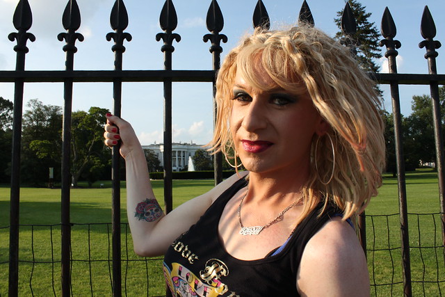 Sassy Parker at The White House in Washington, D.C.
