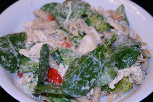 Whole Wheat Pasta with Chicken and Vegetables