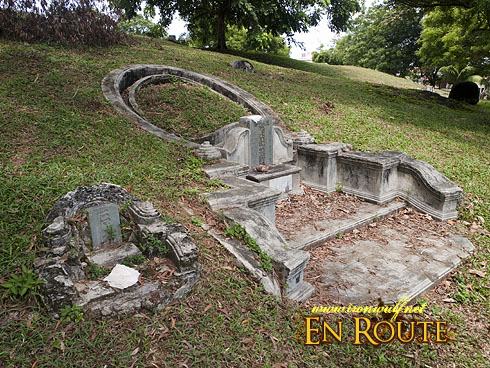 Malacca Bukit China grave and guardian stone
