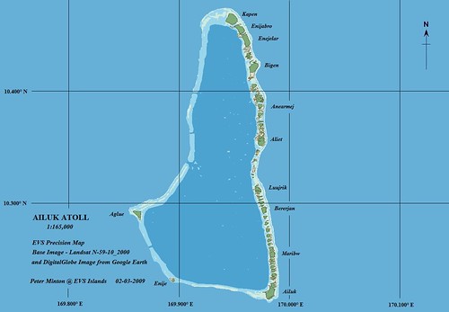 Ailuk Atoll - EVS Precision Map (1-165,000) 1