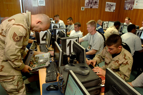 Cibercafé en Bagdad