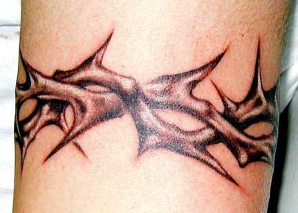 Thorn Design Arm Tattoo Arm Tattoo by BlaqqCat Tattoos