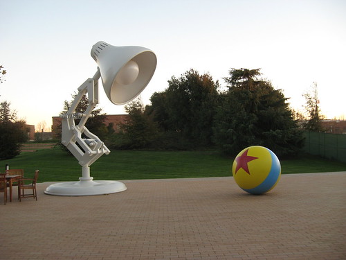 pixar lamp and ball. Iconic PIXAR lamp amp; all