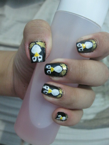 Gallery of Animal nail art design Penguin