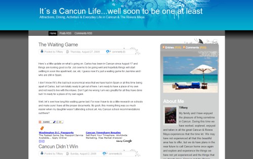 It´s a Cancun Life... well soon to be one at least