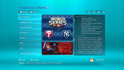 MLB and Lucasfilm on PlayStation Network Video Delivery Service