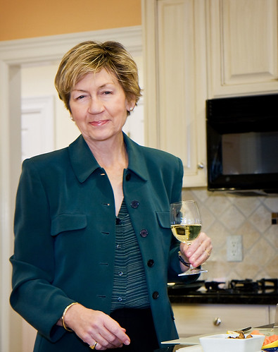 Mom With a Glass of Sauvignon Blanc