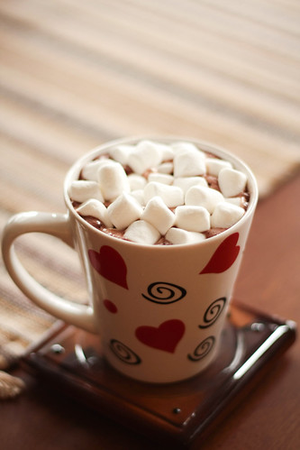 Hot chocolate with marshmallows!