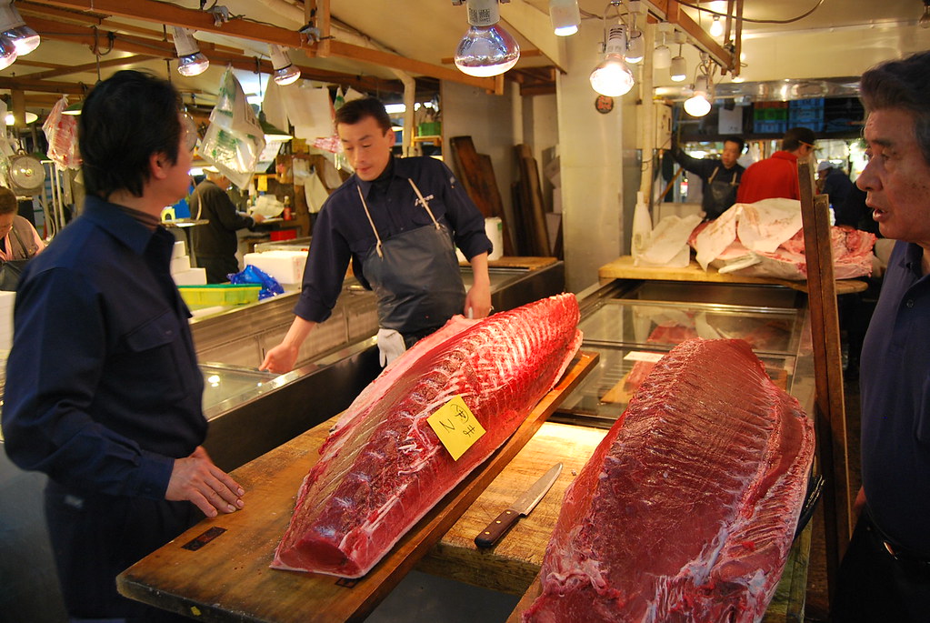 El atún rojo de Tsukiji