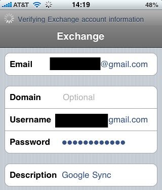 Gmail Exchange Iphone Not Working Password