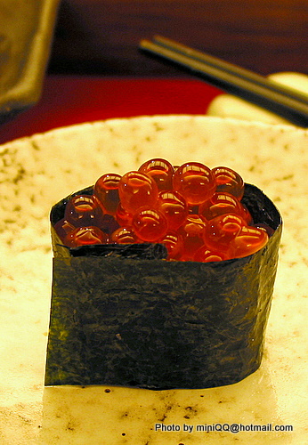 太卷#11 第十道 鮭魚卵軍艦壽司