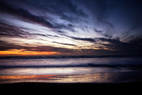 Sunset at Ocean Beach (by Andrew Ng Images)