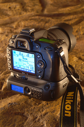 nikon d90 grip. Nikon D90 with Battery Grip