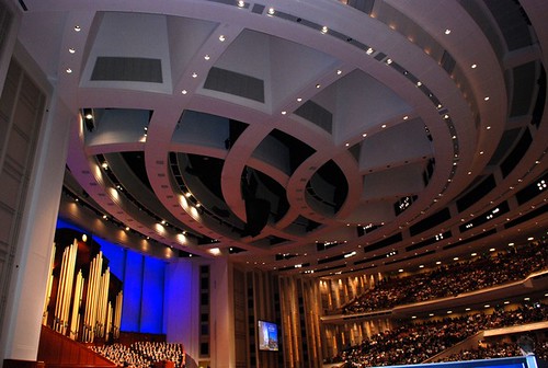 LDS Conference Center Ceiling