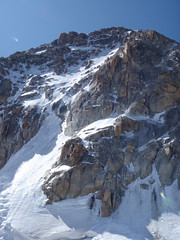 The N. Face of the Triangle Du Tacul, Mt. Blanc Range. 