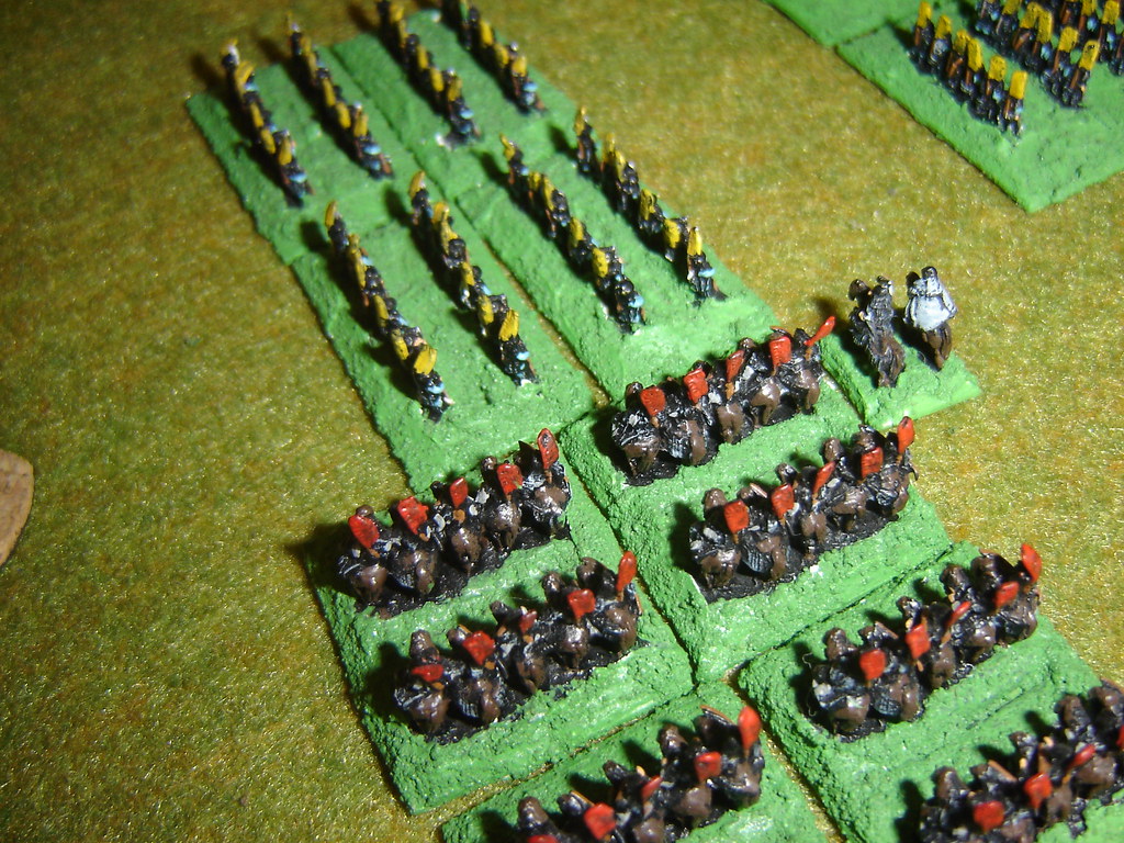 Takeda cavalry hit Takigawa Ashigaru flank