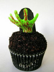 Zombie Halloween Cupcakes