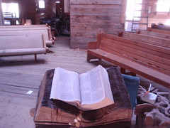 pulpit and bible