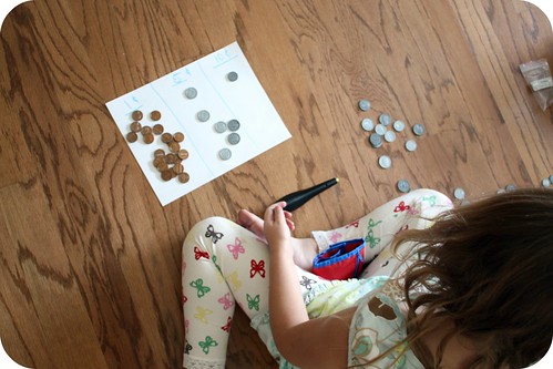 homeschool , learning to count money by you.