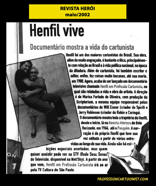 "Henfil vive" - Revista Herói - maio/2002