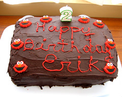 elmo birthday cake