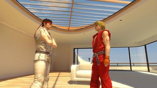 PlayStation Home Screenshot Street Fighter RYU & KEN