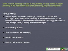 6. About Mosio by Text Messaging Reference - Text a Librarian