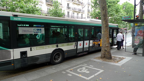 bus RATP accessible handicapé (PARIS,FR75)
