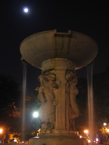 Dupont Circle Fountain at Night