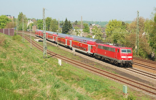 DB Regio 111 009-7 met RE9 by Peter Gootzen