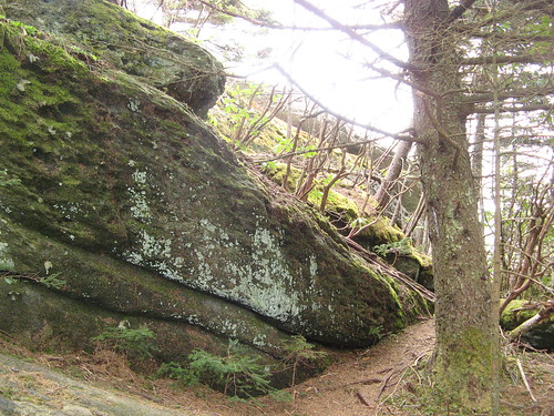 Steep rocky climb