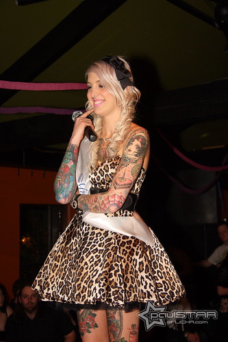 The first round of the Miss Tattoo Australia held at The Colonial Hotel, 